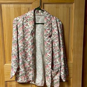 Vintage Floral Blazer